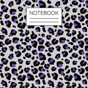 Leopard Print Cover -Purple