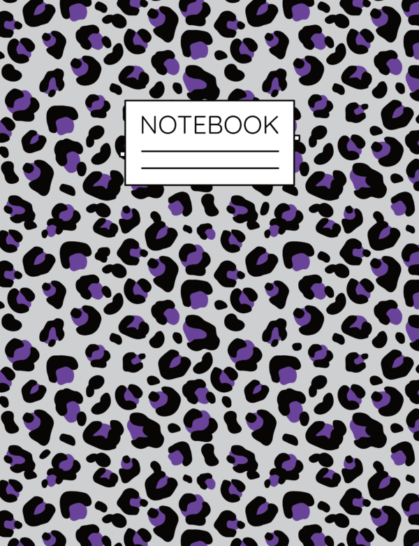 Leopard Print Cover -Purple