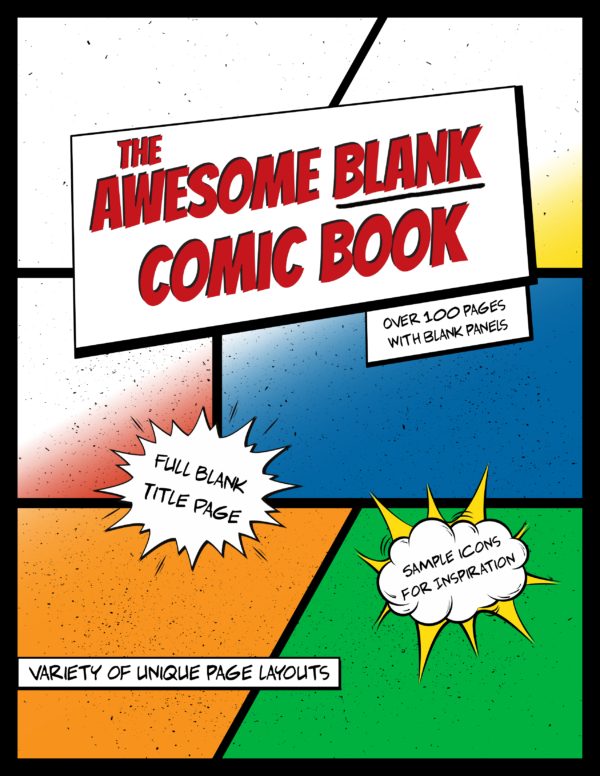 Blank Comic Book Cover